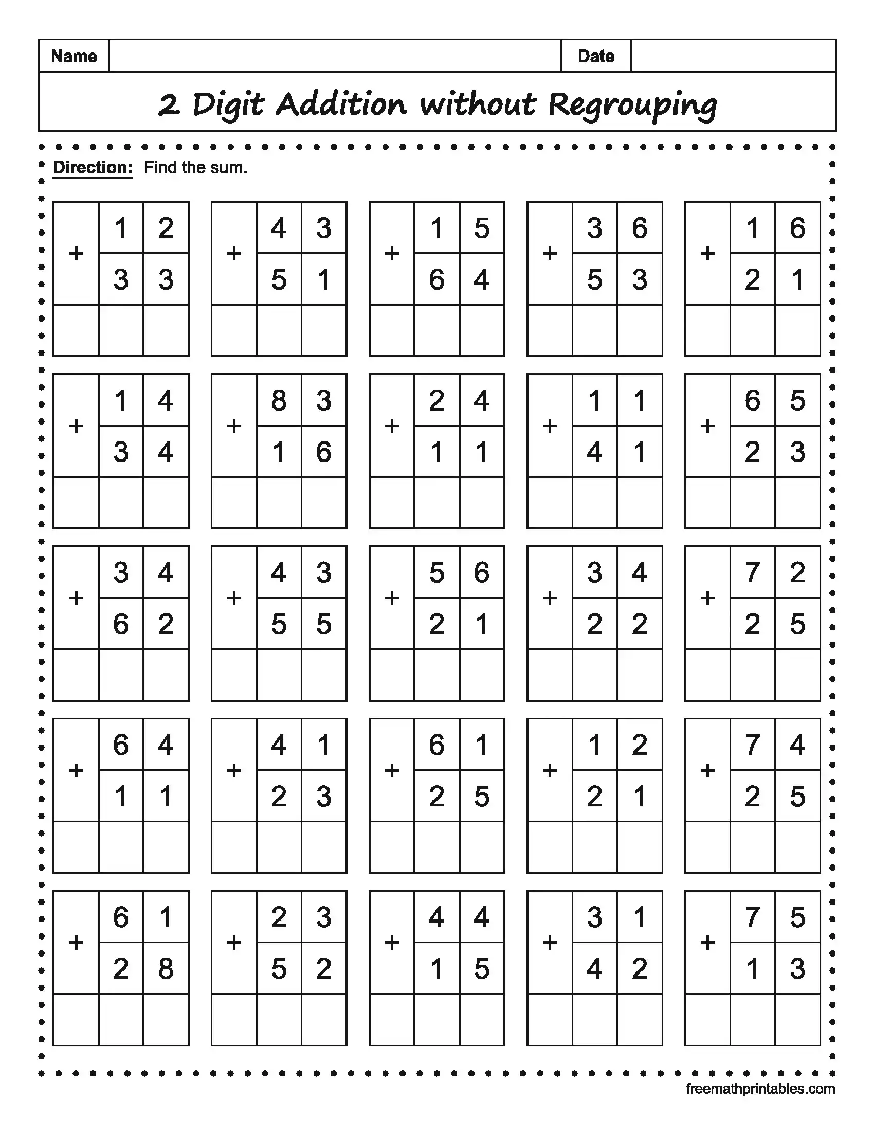 Math Worksheet 4