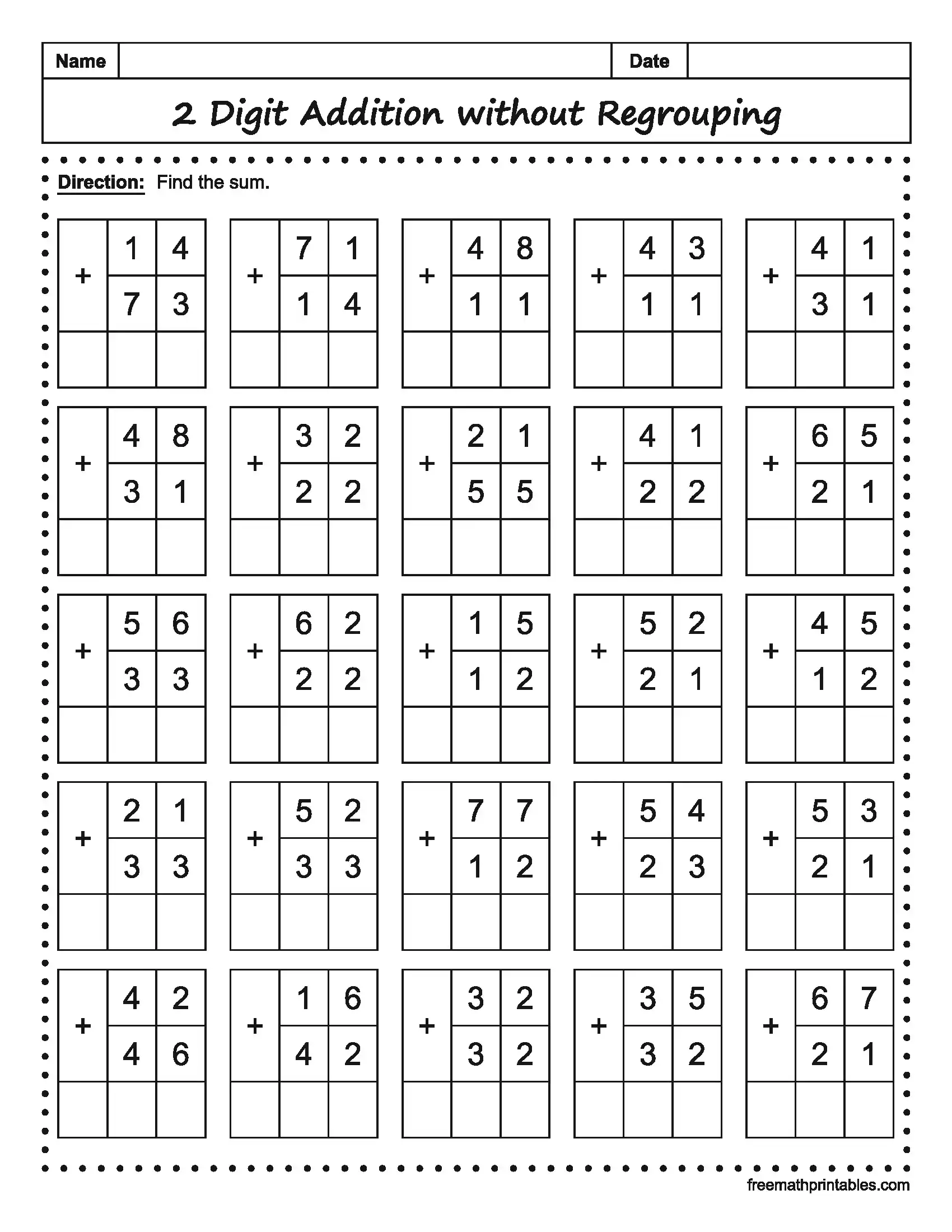 Math Worksheet 16