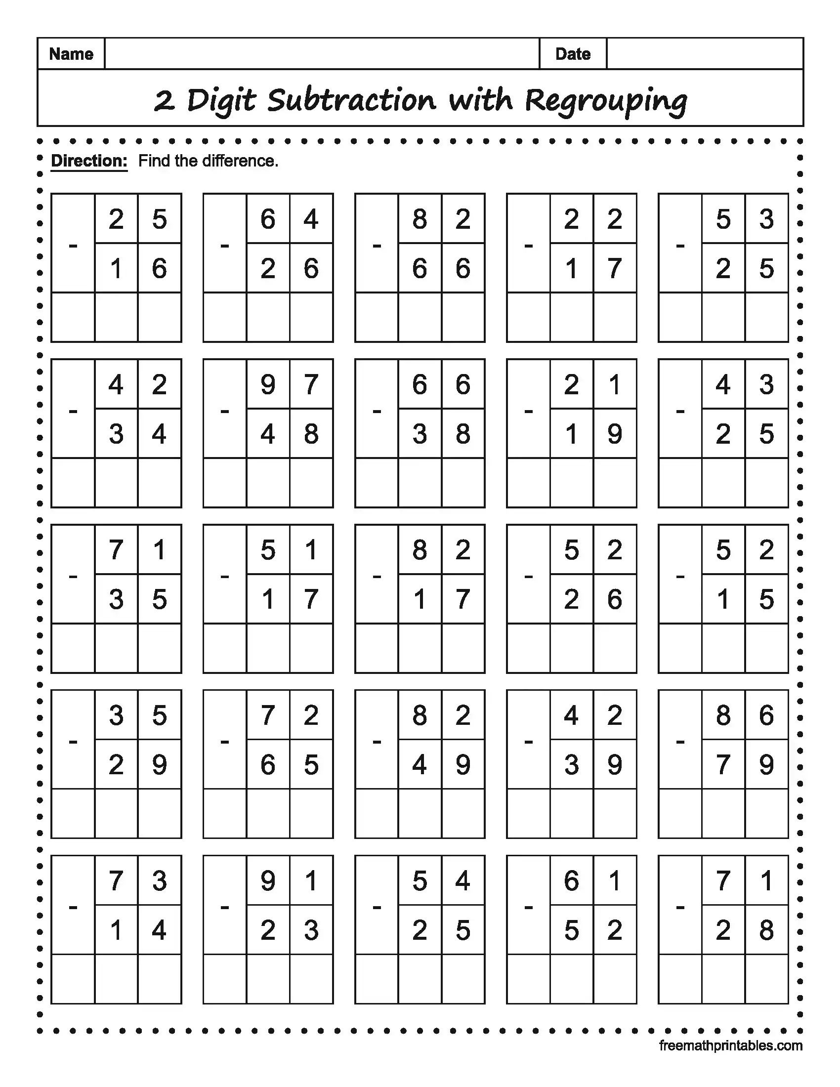 Math Worksheet 5