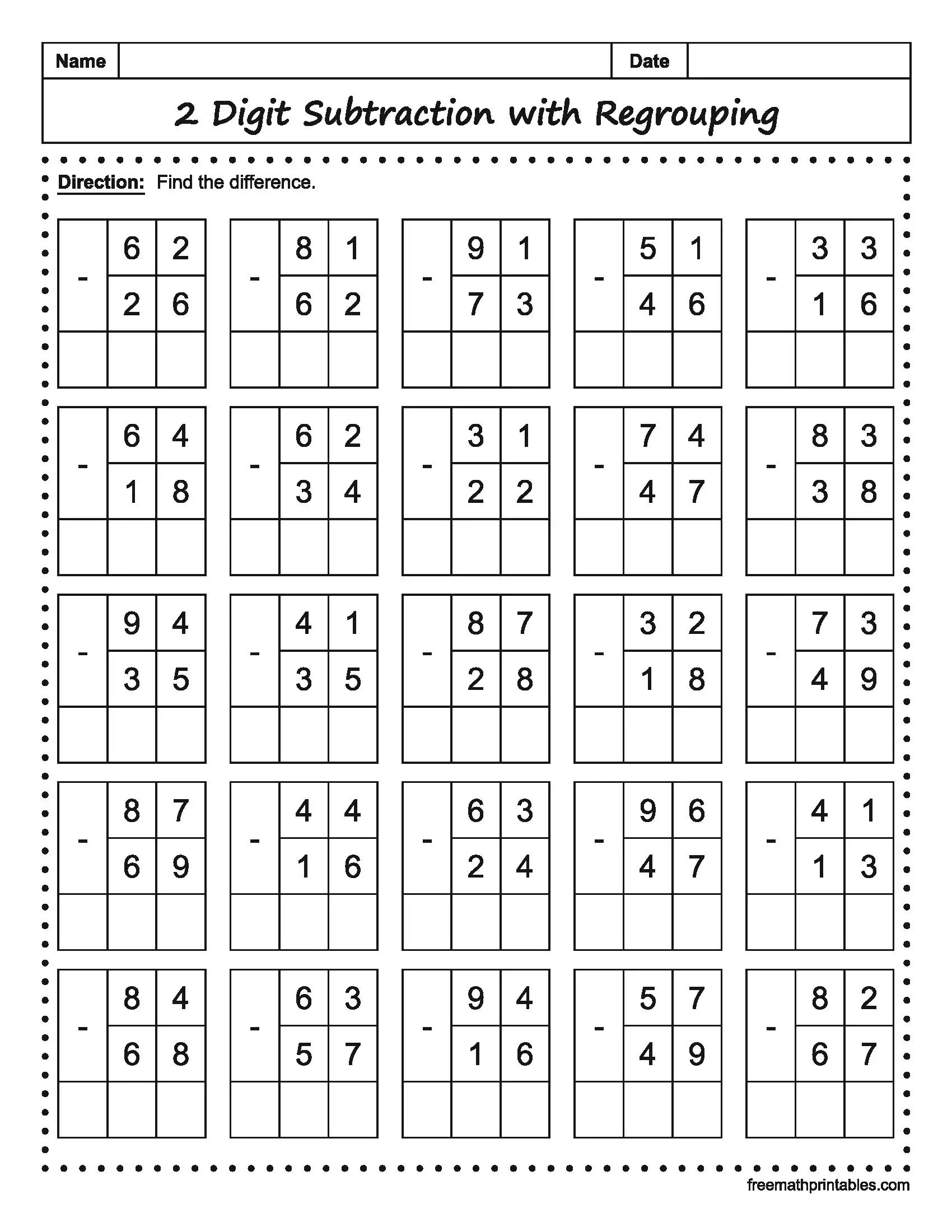 Math Worksheet 9