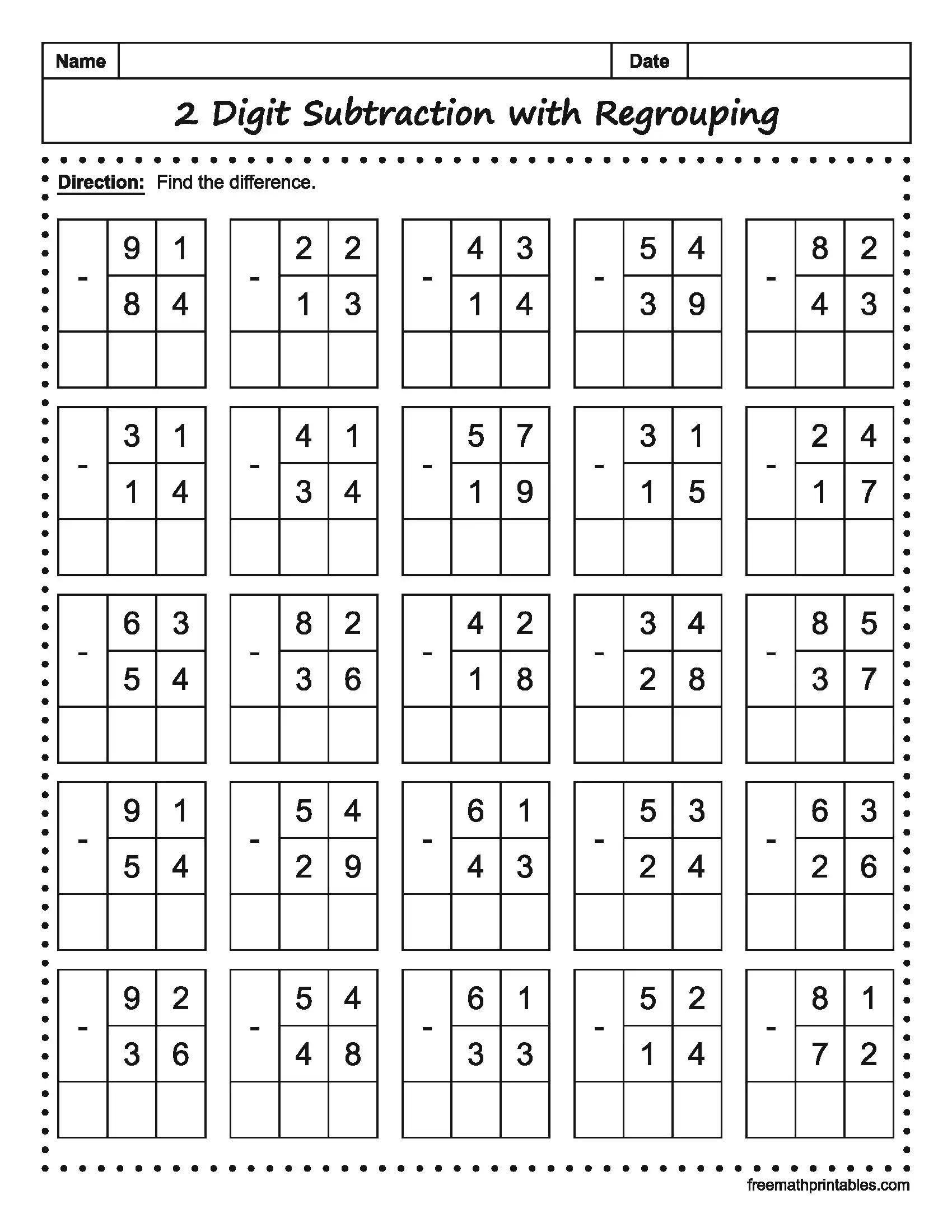 Math Worksheet 16