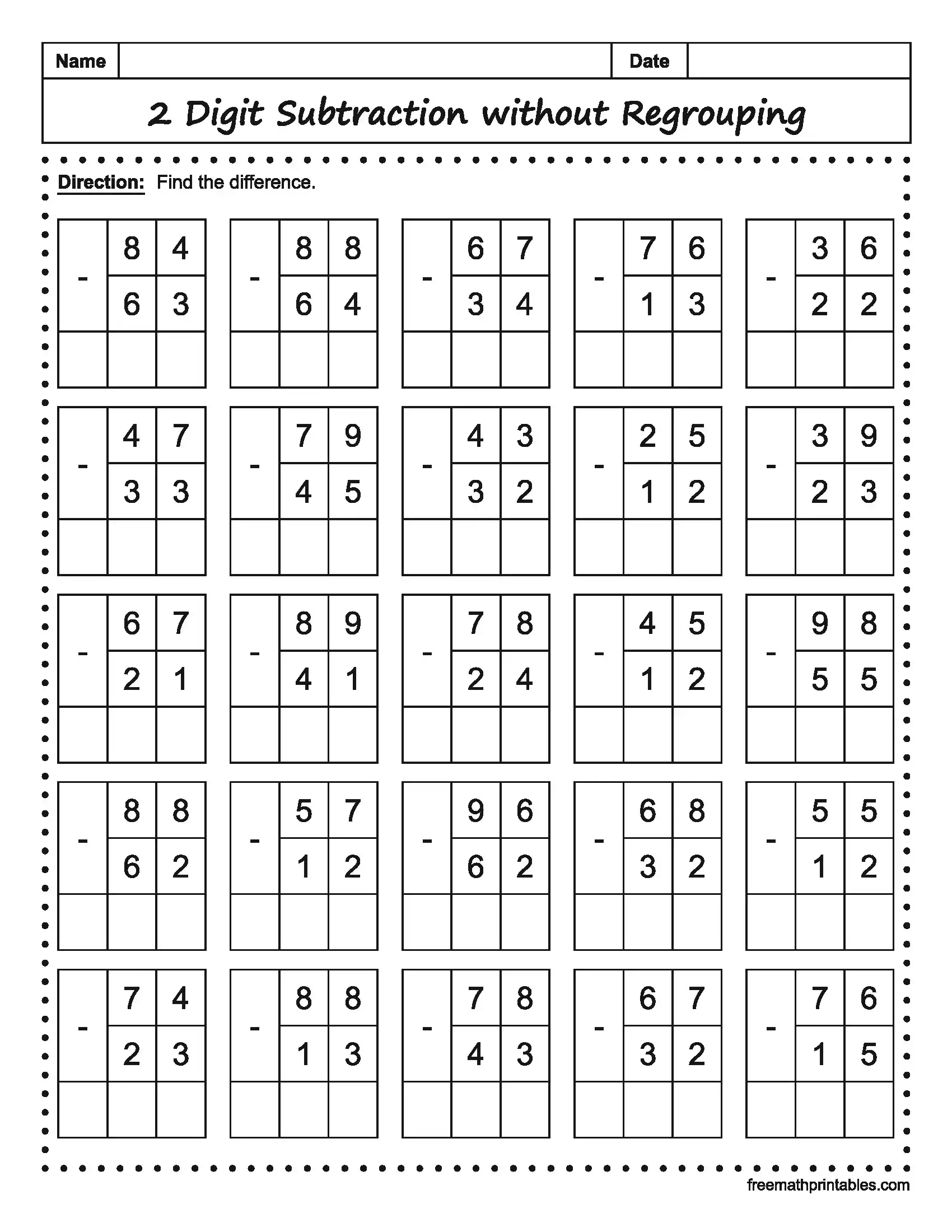 Math Worksheet 13