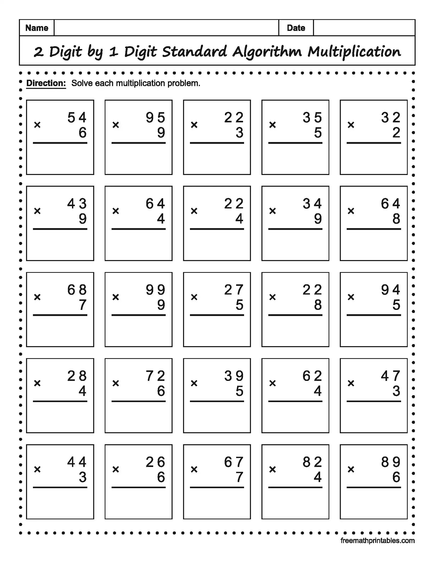 Math Worksheet 2