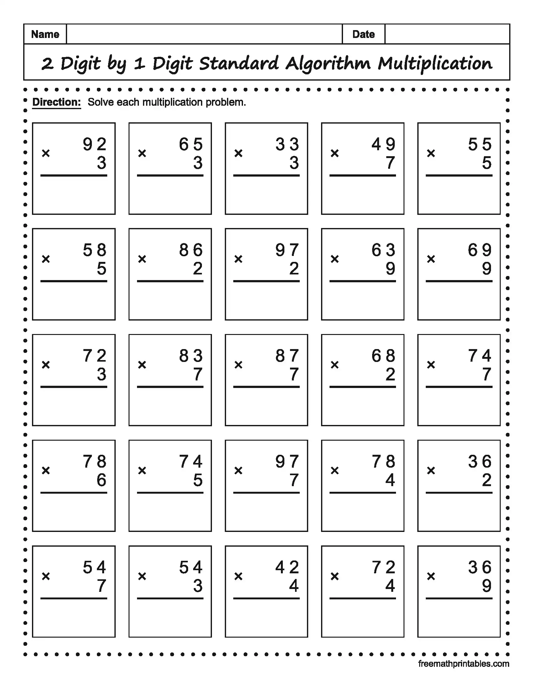 Math Worksheet 5