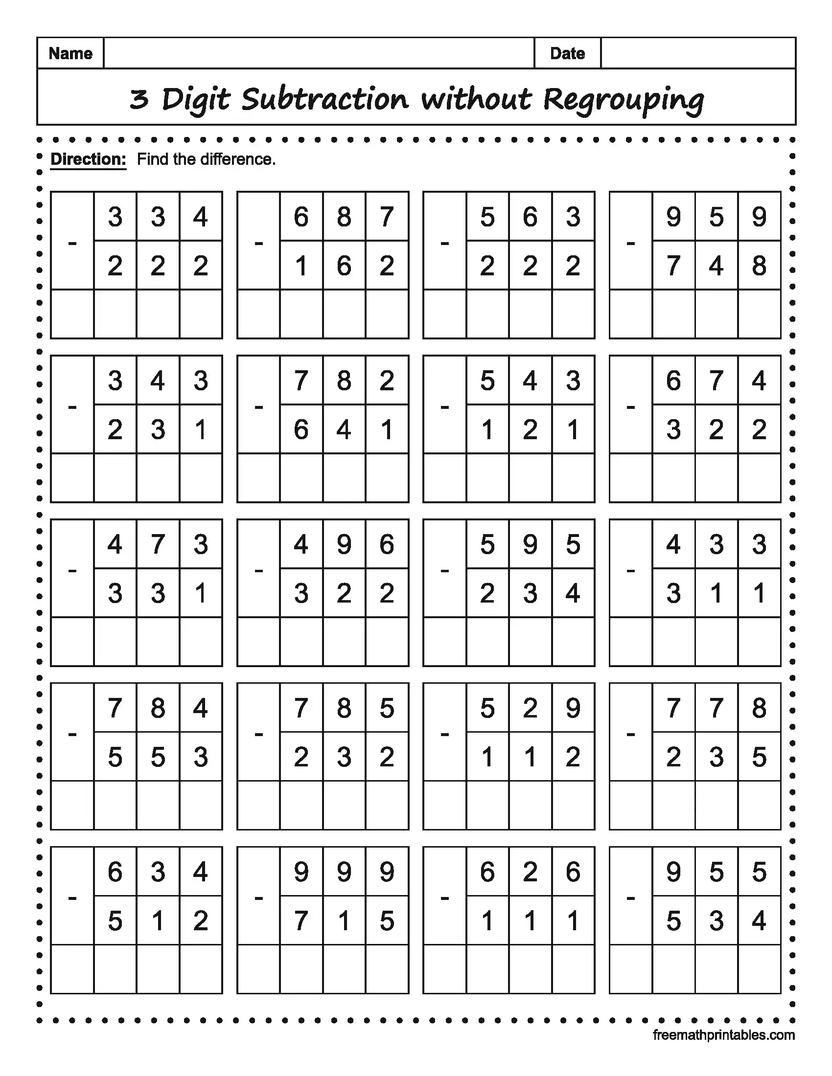 Math Worksheet 2