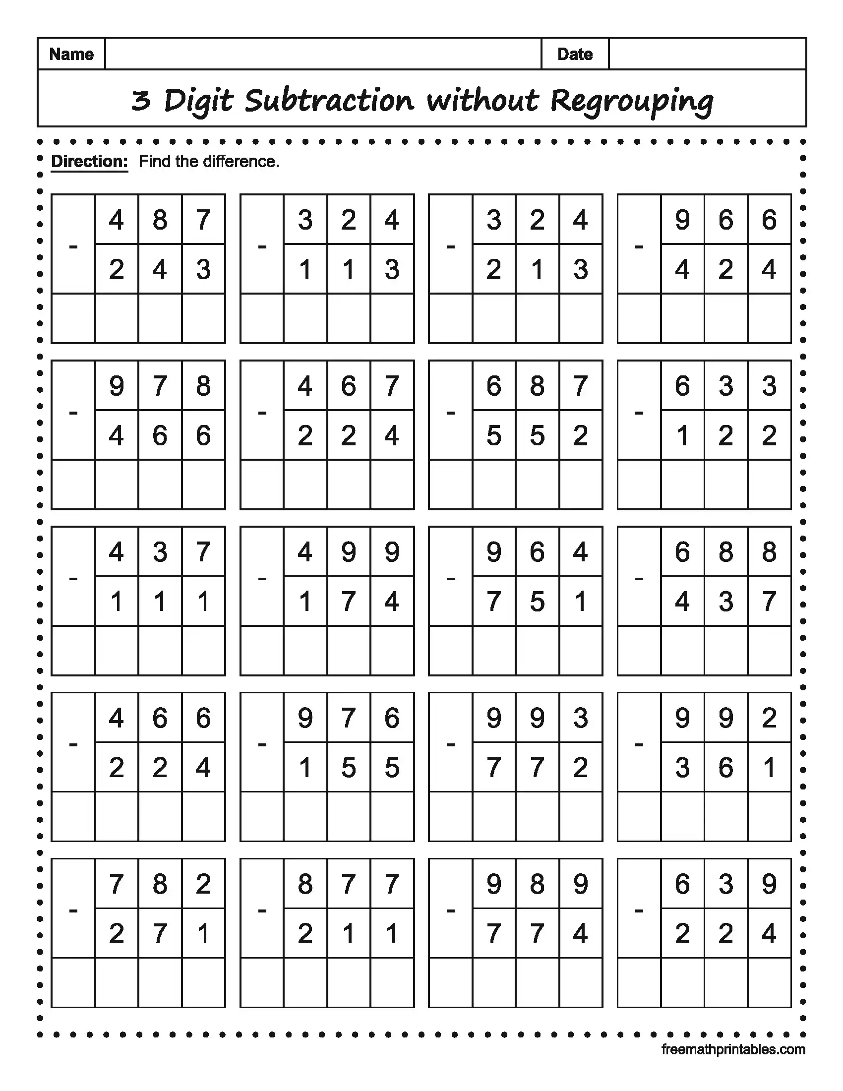 Math Worksheet 13
