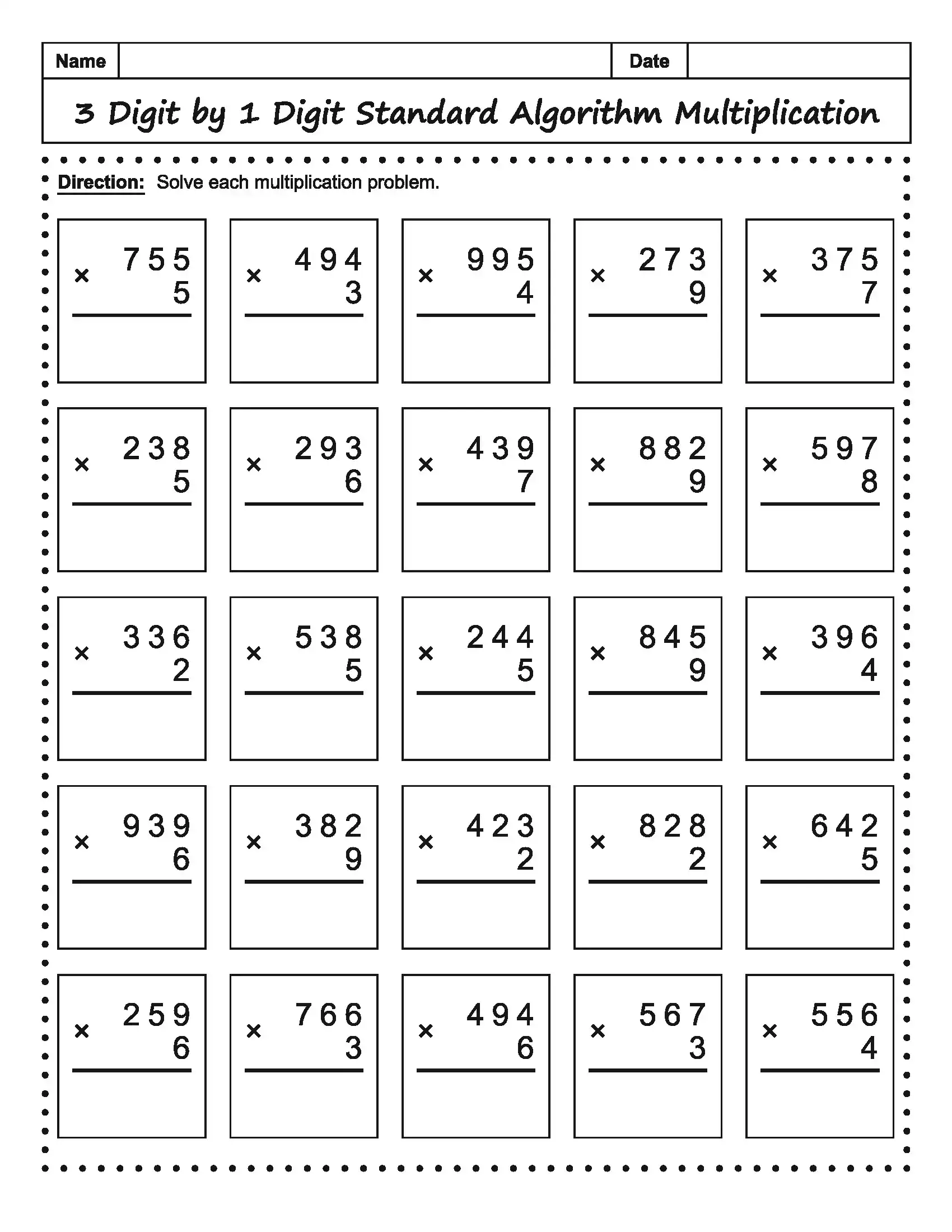 Math Worksheet 5