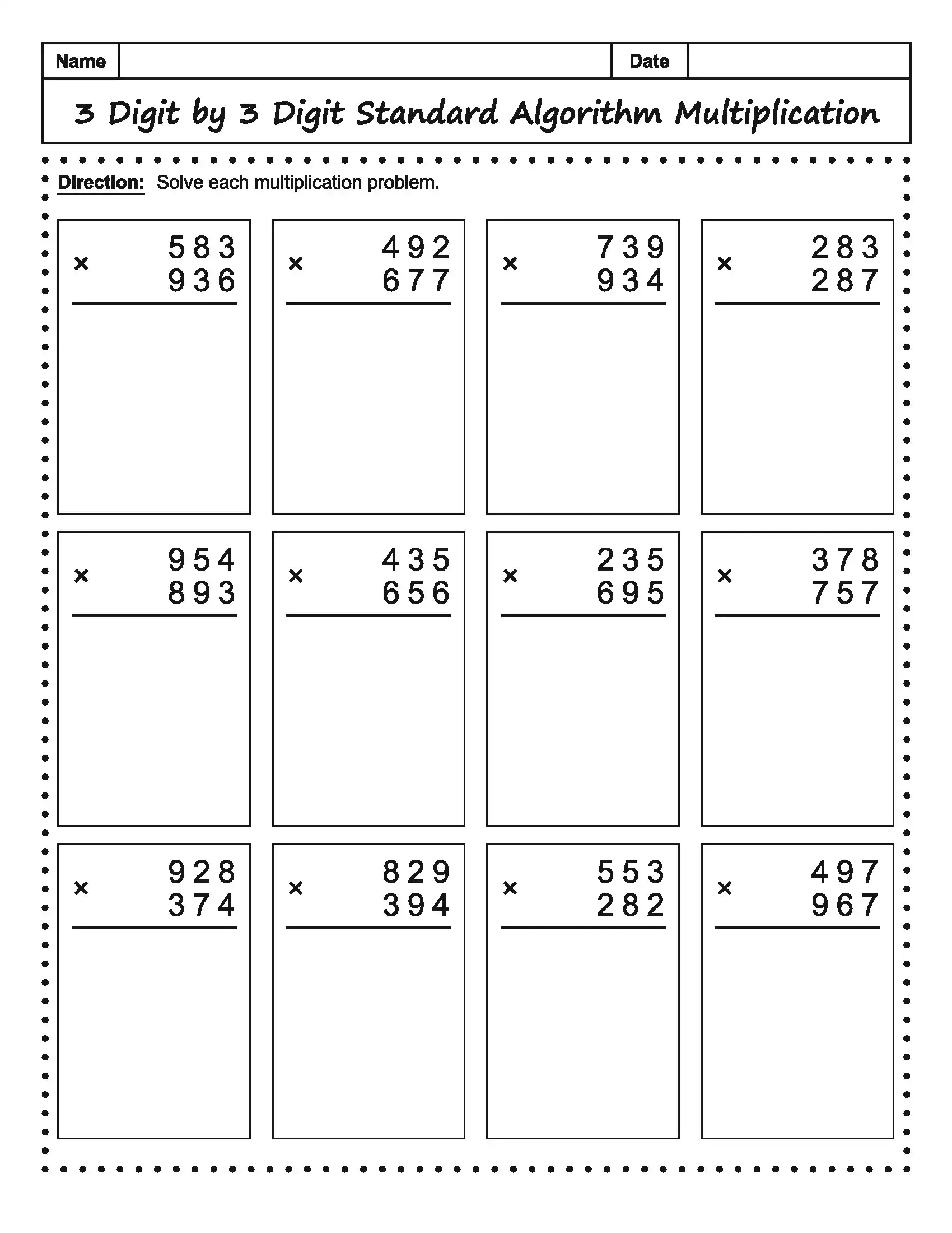 Math Worksheet 4