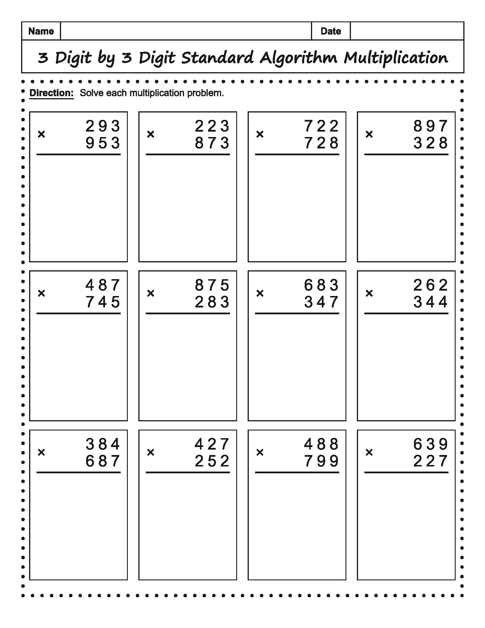 Math Worksheet 5