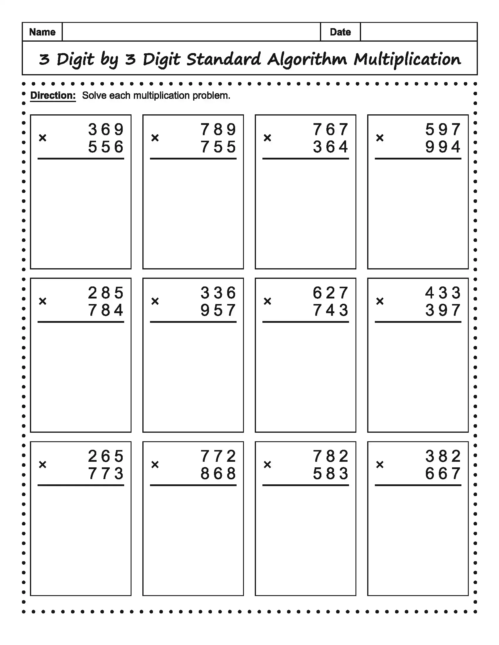 Math Worksheet 6