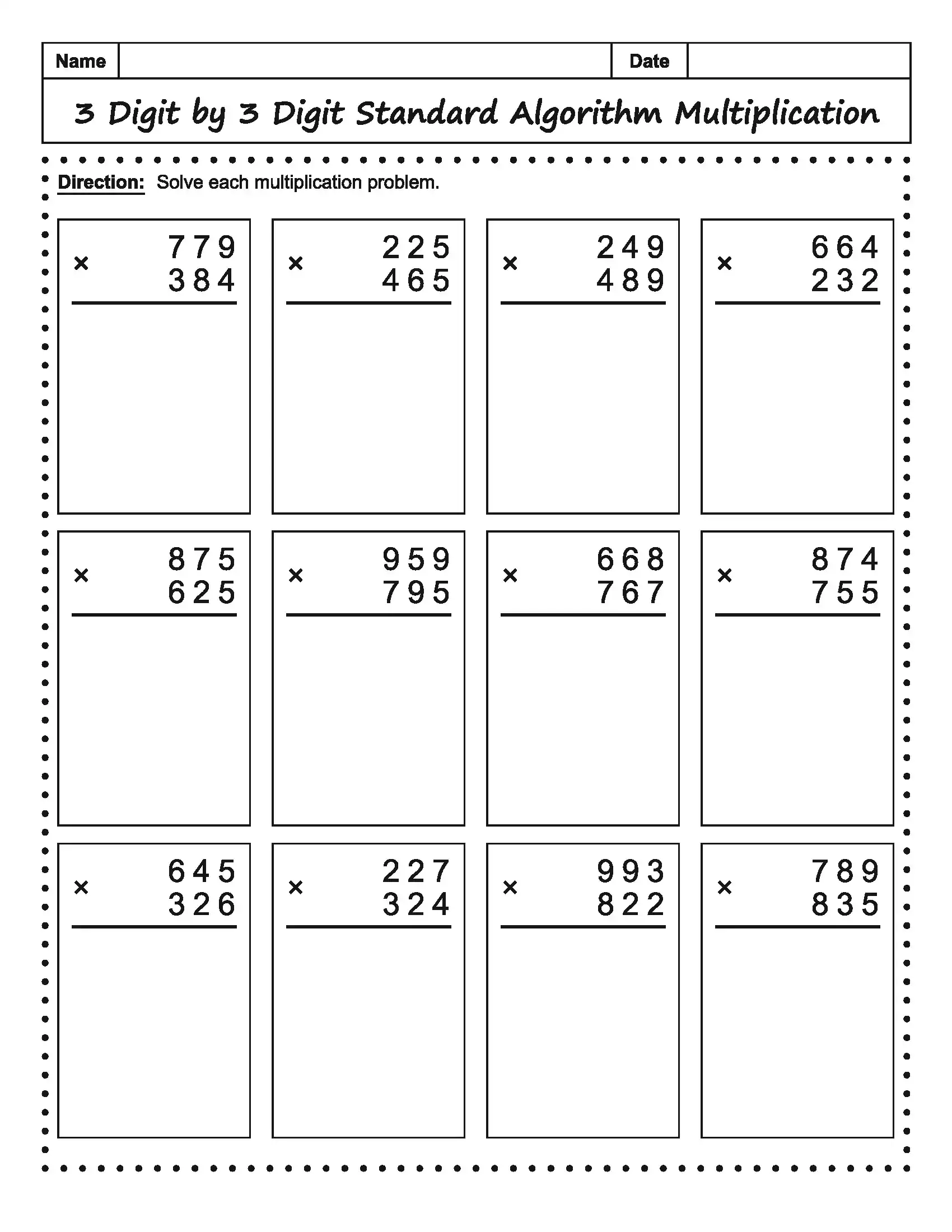 Math Worksheet 13