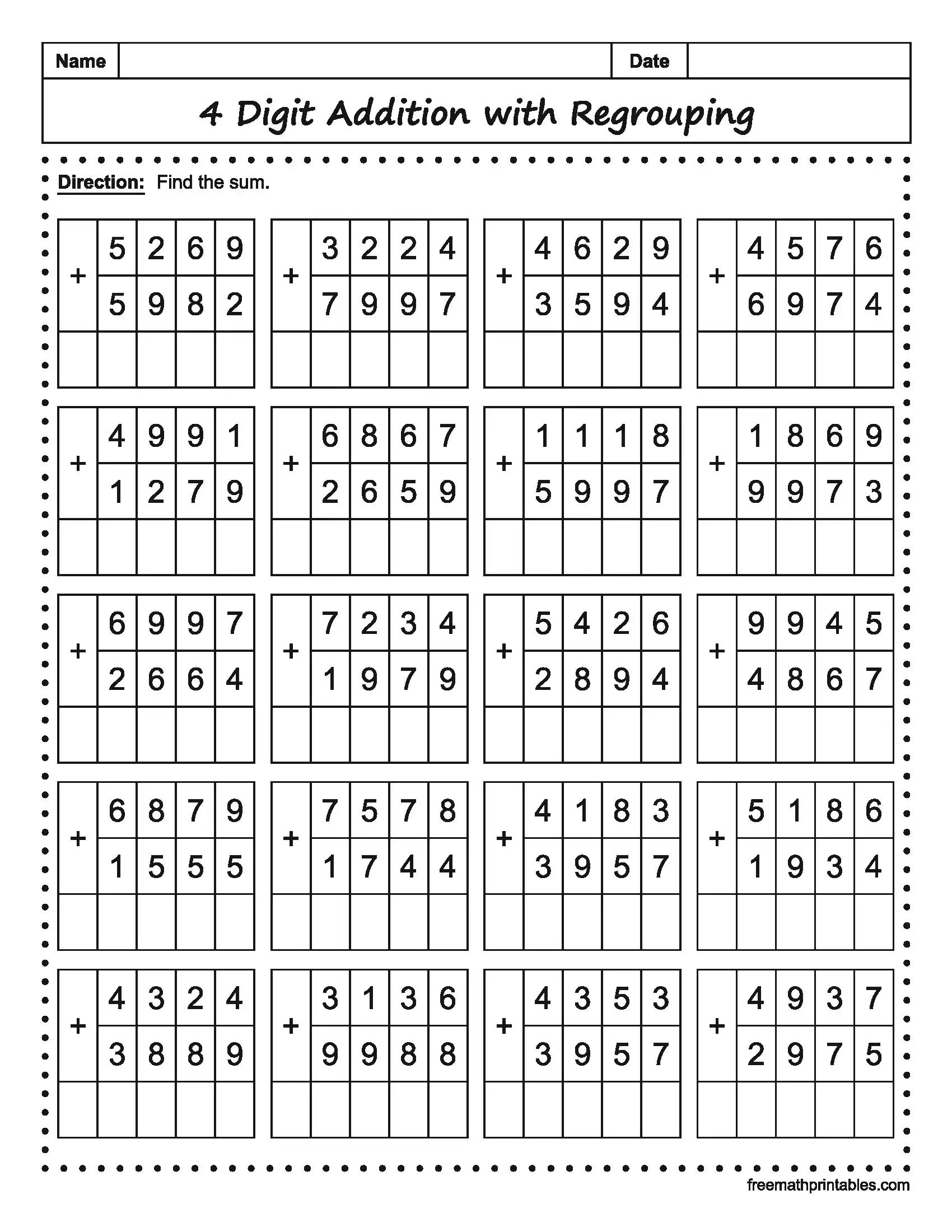 Math Worksheet 9