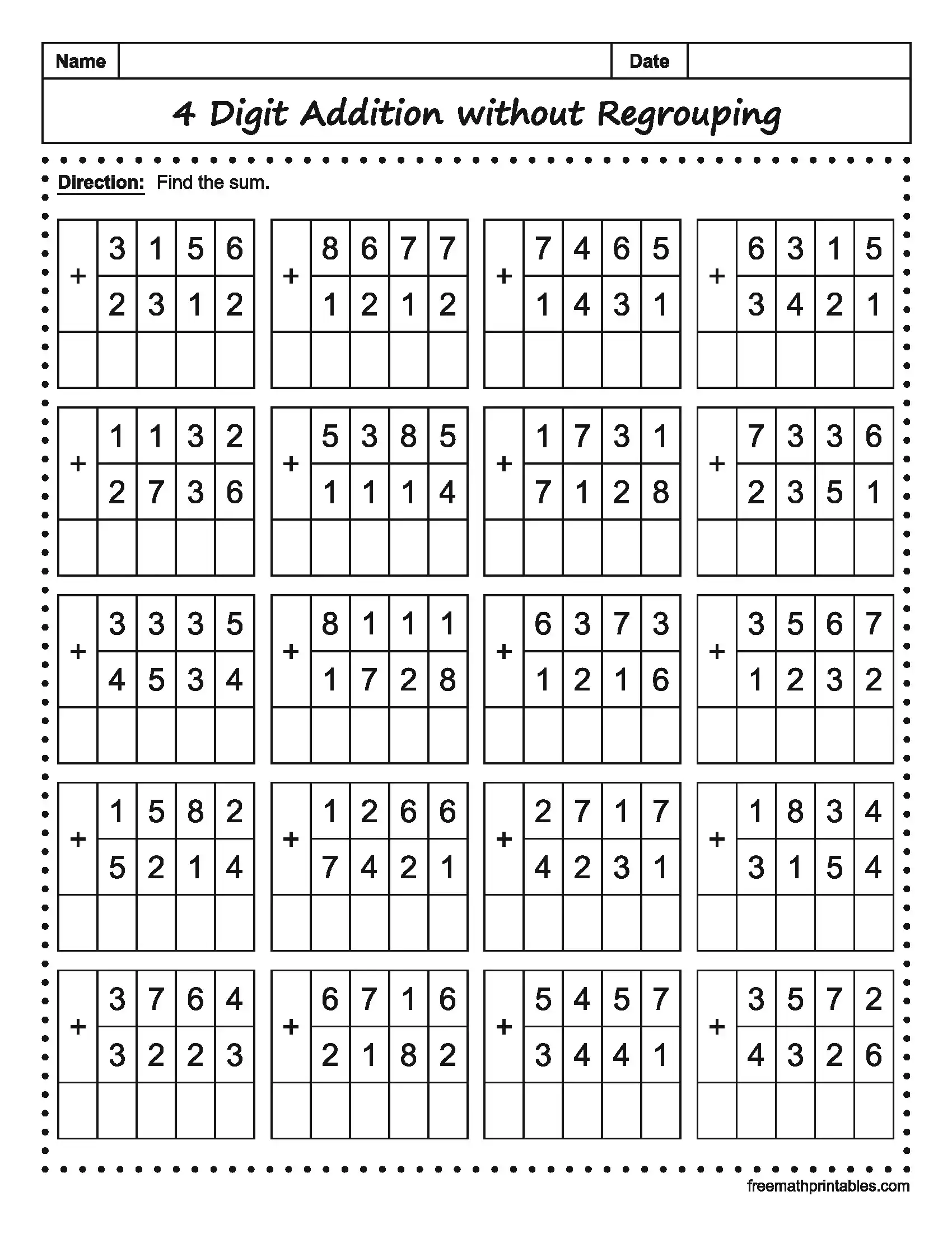 Math Worksheet 13