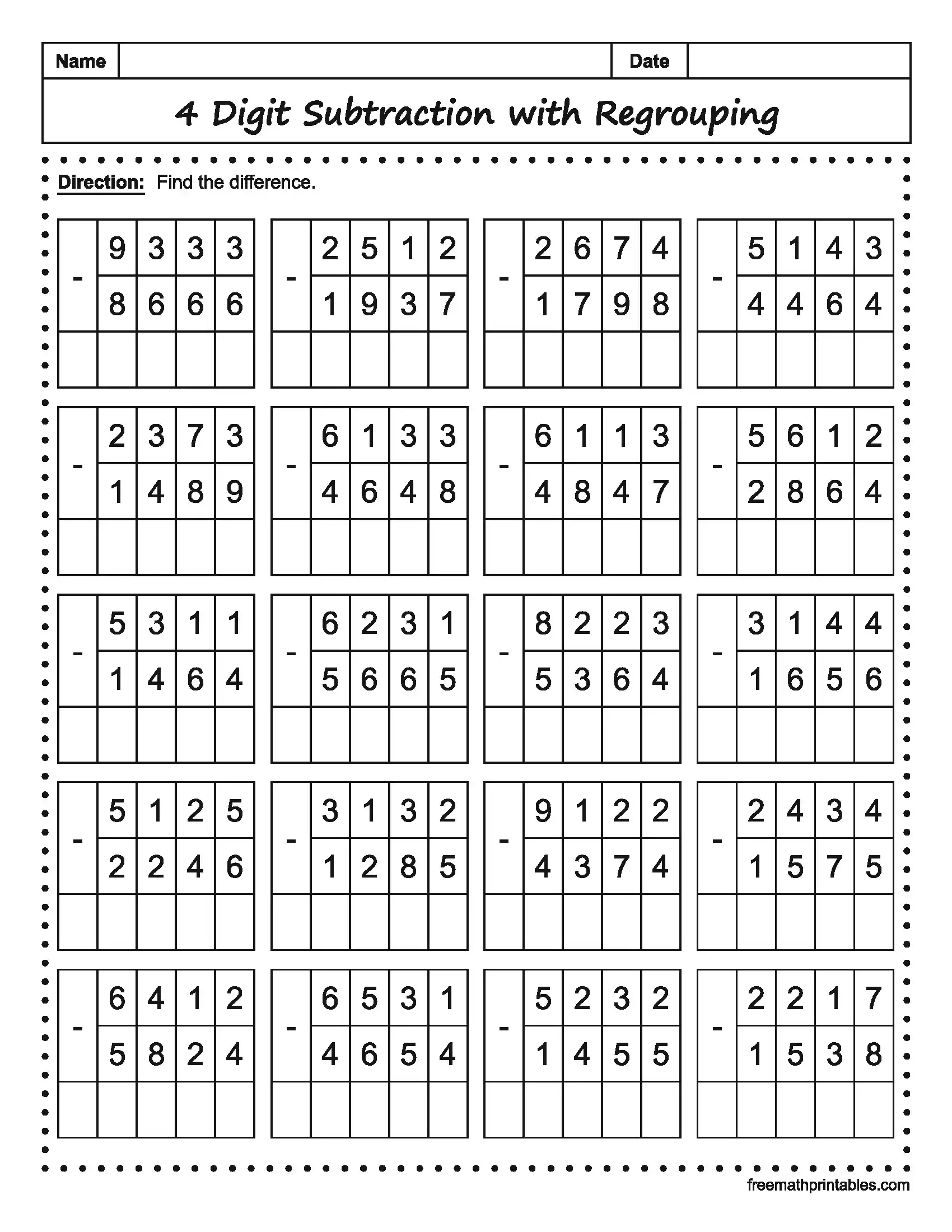 Math Worksheet 15