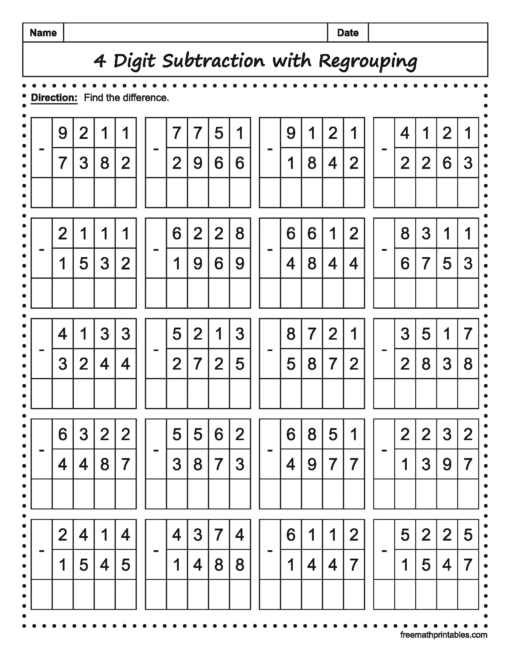 Math Worksheet 16